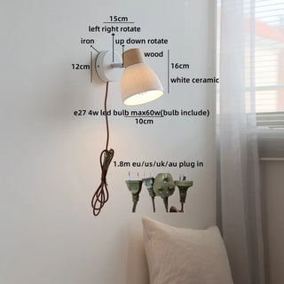 Celako™ Ceranox Wall Light | Ceramic Bedroom Lighting