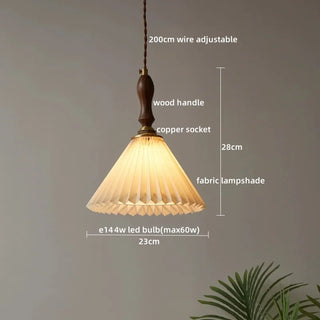 Celako™ Cuora Pendant Light | Copper Glass Bedroom Lighting