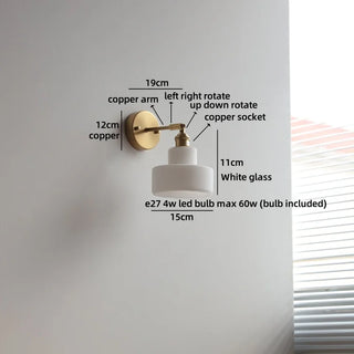 Celako™ Opura Wall Light | Copper Bedside Lighting