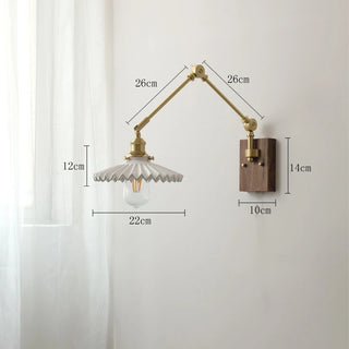 Celako™ Celia Wall Light | Ceramic Bedside Lighting