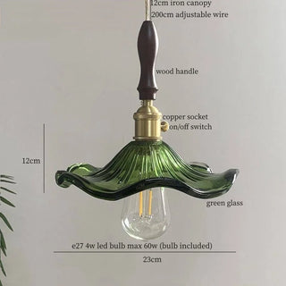 Celako™ Lotura Pendant Light | Glass Japan Wabi Sabi