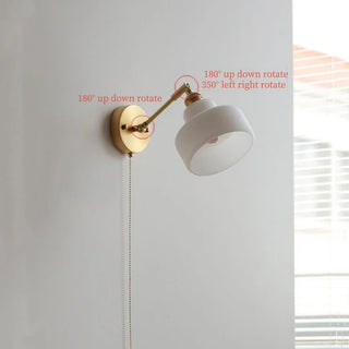 Celako™ Copelio Wall Light | Copper Glass Living Room Lighting