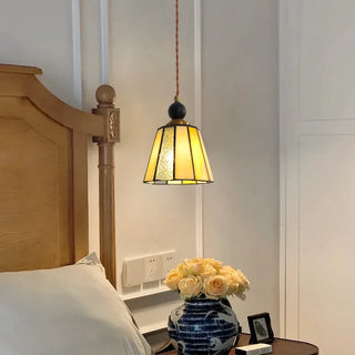 Celako™ Mosaia Pendant Light | Glass French/Tiffany/American Vintage Bedroom Lighting
