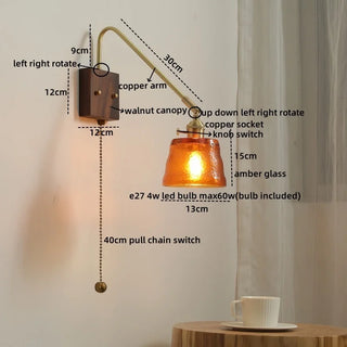 Celako™ Tamber Wall Light | Copper Modern Style Bedroom Lighting