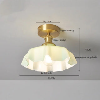 Celako™ Glintz Ceiling Light | Glass Bedroom Lighting