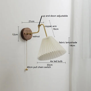 Celako™ Caldra Wall Light | Copper Bedroom Lighting