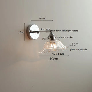 Celako™ Silvra Wall Light | Glass Entryway Lighting