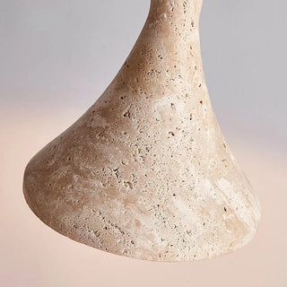 Celako™ Lithoro Pendant Light | Yellow Travertine Bedroom Lighting