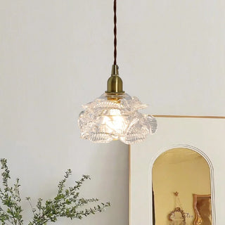 Celako™ Coralys Pendant Light | Glass Stone Bedroom Lighting
