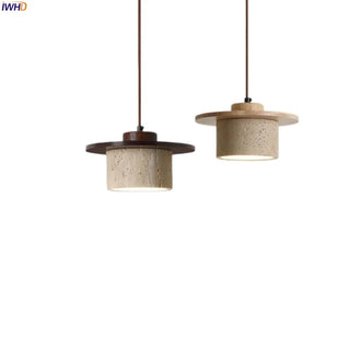 Celako™ Ishisabi Pendant Light | Yellow Travertine Kitchen Island Lighting