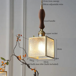 Celako™ Serein Pendant Light | Glass And Crystal Dining Room Lighting