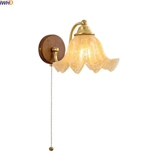 Celako™ Florine Wall Light | Stained Glass Bedside Lighting