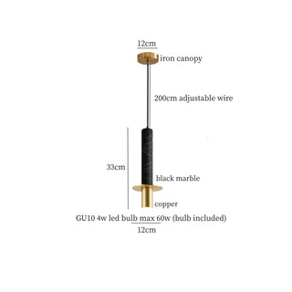 Celako™ Auremar Pendant Light | Marble Bedroom Lighting