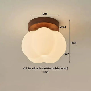 Celako™ Verelle Ceiling Light | Clear Glass Bedroom Lighting