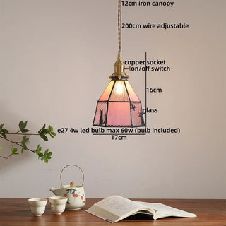 Celako™ Rosumi Pendant Light | Glass Bedroom Lighting