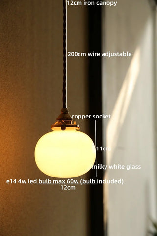 Celako™ Calumi Pendant Light | Glass Japan Style