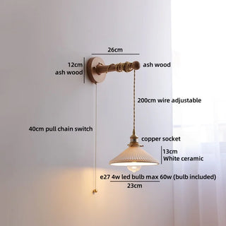 Celako™ Sakura Wall Light | Ceramic Living Room Lighting