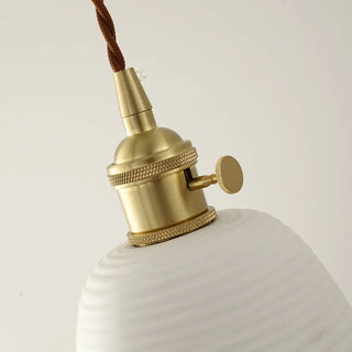 Celako™ Kaol Pendant Light | White Ceramic Kitchen Island Lighting