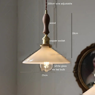 Celako™ Lunare Pendant Light | Glass Stone Bedroom Lighting