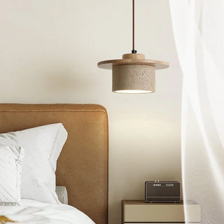Celako™ Ishisabi Pendant Light | Yellow Travertine Kitchen Island Lighting