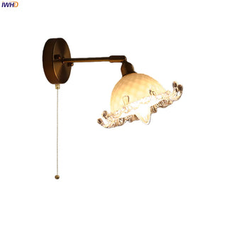 Celako™ Opalier Wall Light | Glass Vintage Living Room Lighting