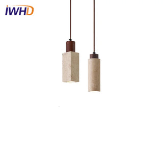 Celako™ Lumenis Pendant Light | Travertine Dining Room Lighting
