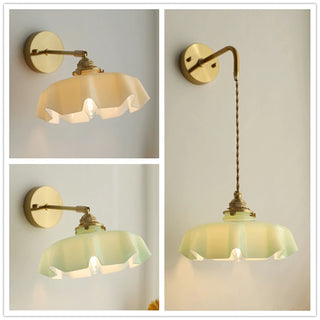 Celako™ Cuprosa Wall Light | Glass Bedside Lighting