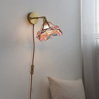 Celako™ Vitrune Wall Light | Glass Copper Bedroom Lighting