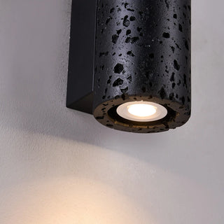 Celako™ Cavato Wall Light | Black Travertine Vintage