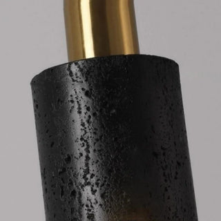 Celako™ Trivora Pendant Light | Black Travertine Bedroom Lighting