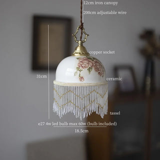 Celako™ Aurecera Pendant Light | Ceramic Nordic Minimalism Bedroom Lighting
