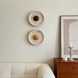 Celako™ Tevrin Wall Light | Yellow Travertine Vintage