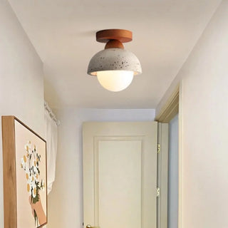 Celako™ Tiburio Ceiling Light | Yellow Travertine Living Room Lighting