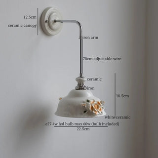 Celako™ Kaolora Wall Light | Ceramic Living Room Lighting