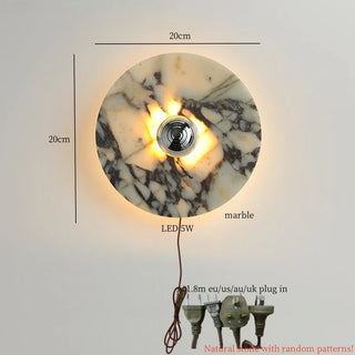 Celako™ Eclisso Wall Light | Marble Modern Bedroom Lighting