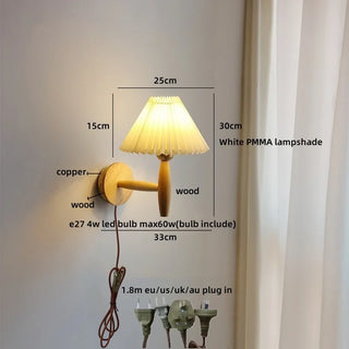 Celako™ Umbriel Wall Light | Copper Bedside Lighting