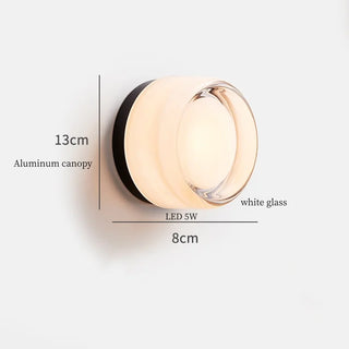 Celako™ Cirqua Wall Light | Glass Modern Minimalism Bedroom Lighting