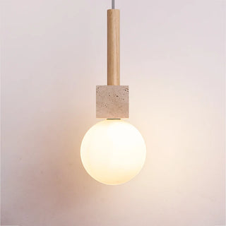 Celako™ Travolo Pendant Light | Yellow Travertine