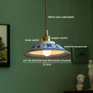 Celako™ Hakudo Pendant Light | Ceramic Dining Room Lighting
