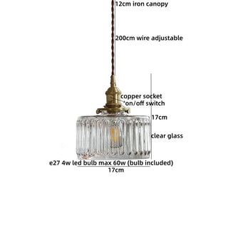 Celako™ Vitroka Pendant Light | Glass Bedroom Lighting