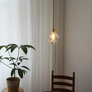 Celako™ Quadrella Pendant Light | Glass Bedroom Lighting