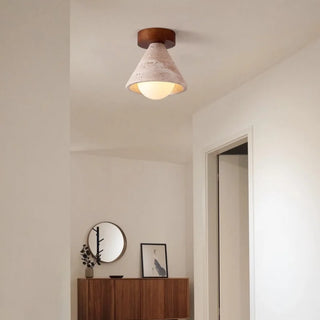 Celako™ Tavaluna Ceiling Light | Yellow Travertine Contemporary Kitchen Island Lighting
