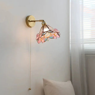 Celako™ Vitrune Wall Light | Glass Copper Bedroom Lighting