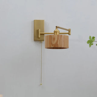 Celako™ Gildra Wall Light | Wood Bedroom Lighting
