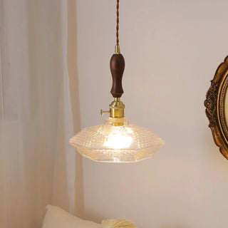 Celako™ Lumivera Pendant Light | Clear Glass French Vintage Bedroom Lighting