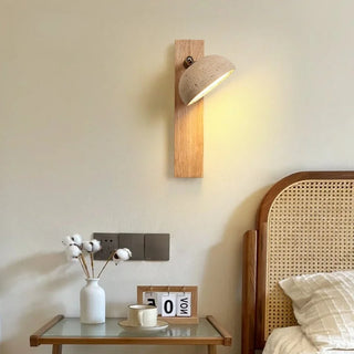 Celako™ Ishiki Wall Light | Yellow Travertine Living Room Lighting