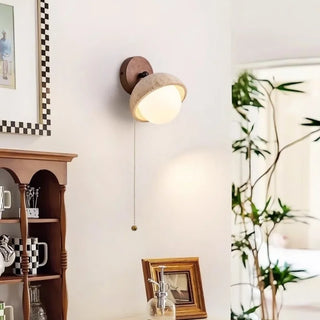 Celako™ Sabienne Wall Light | Yellow Travertine Living Room Lighting