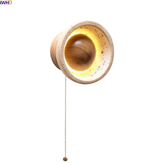 Celako™ Travium Wall Light | Travertine Hallway Lighting