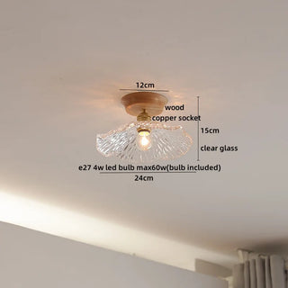 Celako™ Valuna Ceiling Light | Glass Copper Kitchen Island Lighting