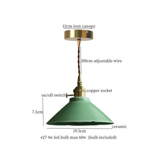 Celako™ Oleandra Pendant Light | Ceramic Kitchen Island Lighting